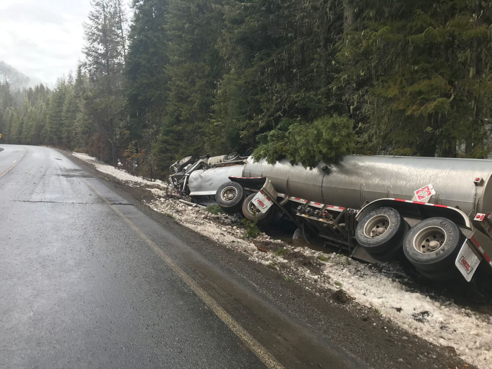 Tanker crash